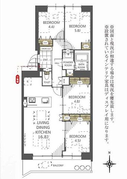 間取り：304000348350