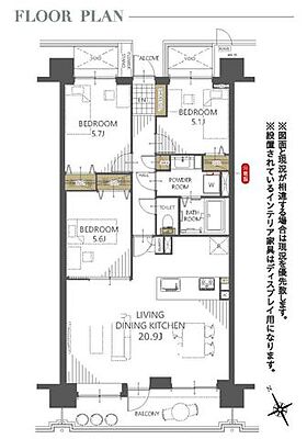 間取り ライオンズガーデン泉中央 6階/608