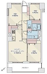 ライオンズマンション大和第5 3LDKの間取図画像
