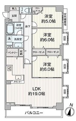 間取り ナイスアーバンステイツ柏木 8階/806