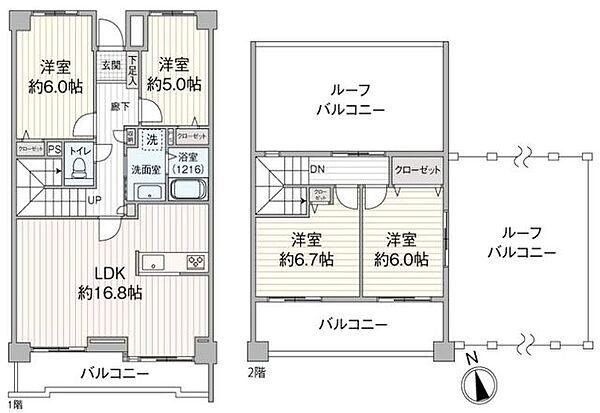 間取りを拡大表示