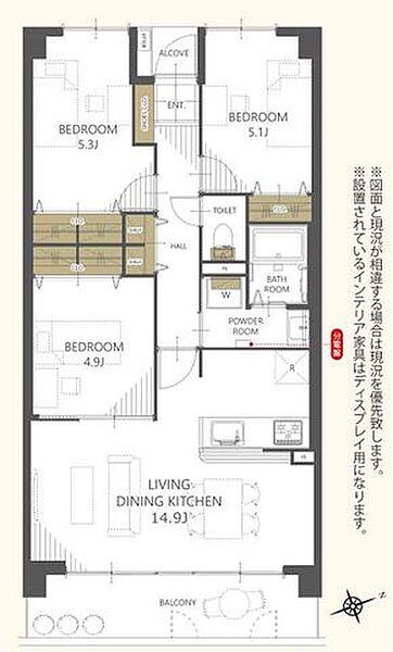 間取り：304000352586