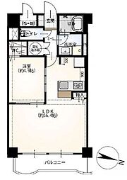 ライオンズマンション中央 1LDKの間取図画像