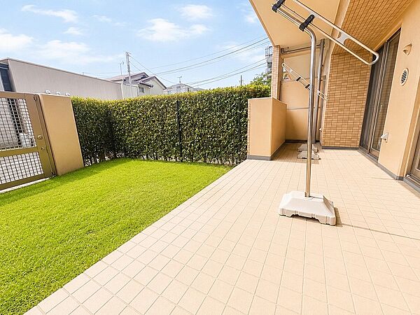 専用庭(※当写真はCG加工をしております。)