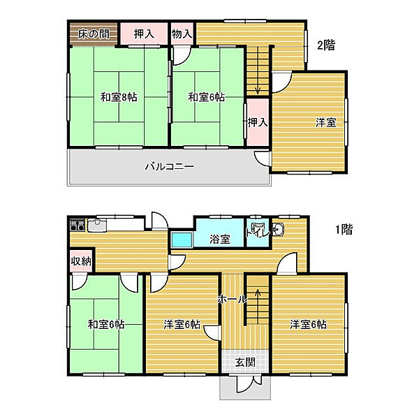 間取りを拡大表示