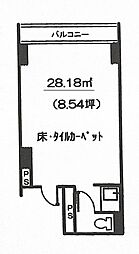 バラードハイム 新宿 ムサシノビル 7階/707