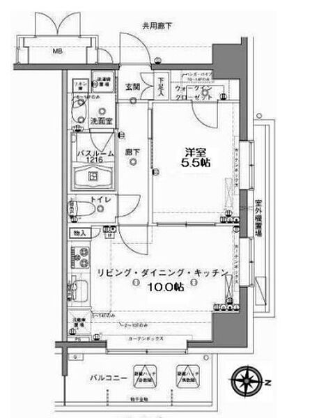 同じ建物の物件間取り写真 - ID:213100559001