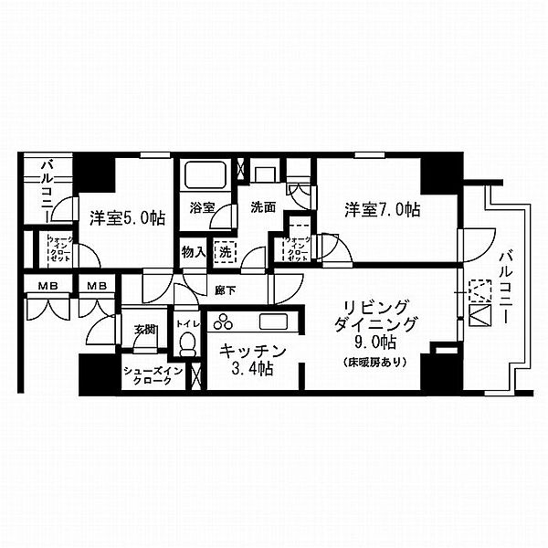 同じ建物の物件間取り写真 - ID:213101471074