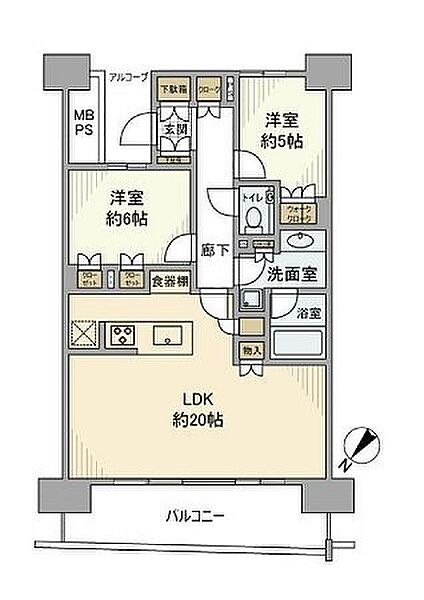 同じ建物の物件間取り写真 - ID:213107847303