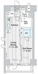 エルベース押上サウス（L・BASE押上South） 4階1LDKの間取り