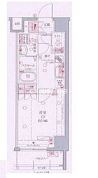 クレヴィスタ亀戸II 2階1Kの間取り