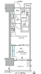 江東区大島4丁目マンション 1DKの間取図画像