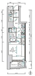 アルテシモコルソ 1Kの間取図画像