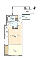 ルネサンスコート亀戸SOUTH 1LDKの間取図画像