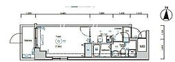 GrandVan亀戸Re 1Kの間取図画像