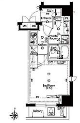 armadura亀戸 1Kの間取図画像