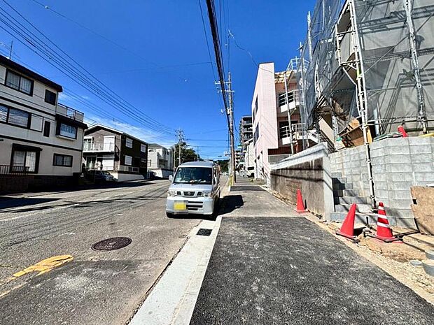 現地と同じくらい、周辺環境は大切です。図面だけでは分からない現地の雰囲気もご確認くださいませ。(2025.7.25撮影)