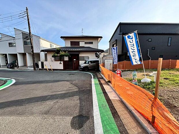 現地と同じくらい、周辺環境は大切です。図面だけでは分からない現地の雰囲気もご確認くださいませ。(2025.8.23撮影)