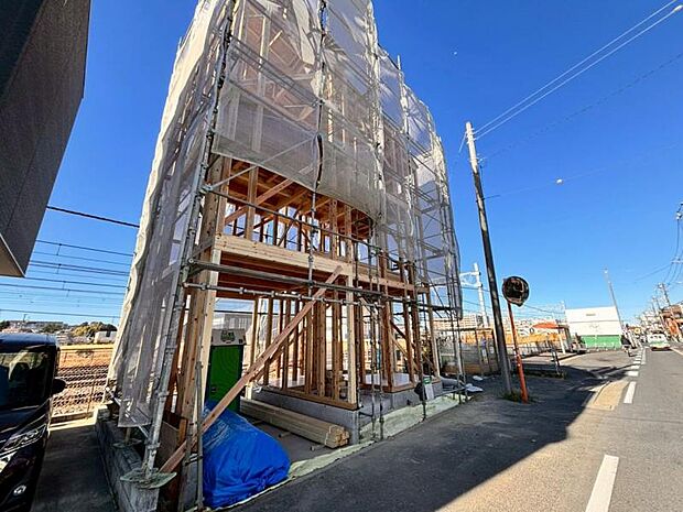 前面道路は約9.6ｍございます（2026.1.10撮影）