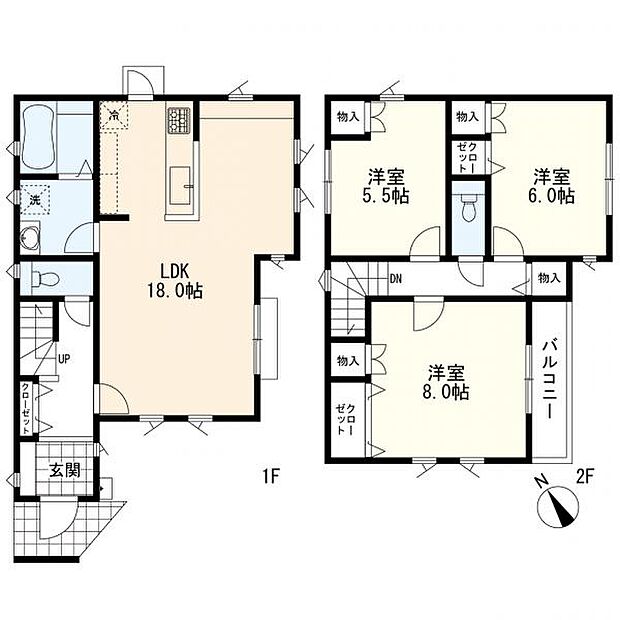 間取図　3ＬＤＫ