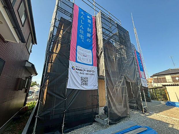 完成前の状態をご覧頂くことで、隣接した環境をしっかりとご確認頂けます。(2025.11.7撮影)