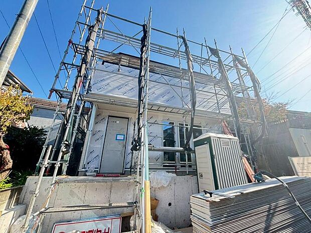 完成前の状態をご覧頂くことで、隣接した環境をしっかりとご確認頂けます。(2025.11.7撮影)