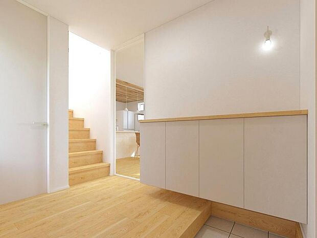 玄関(こちらの写真はCGによる室内イメージです)