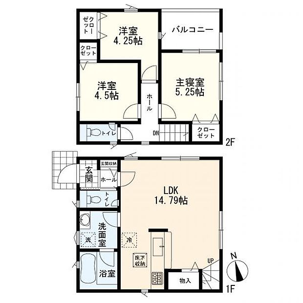 3LDK+カースペース 2号棟