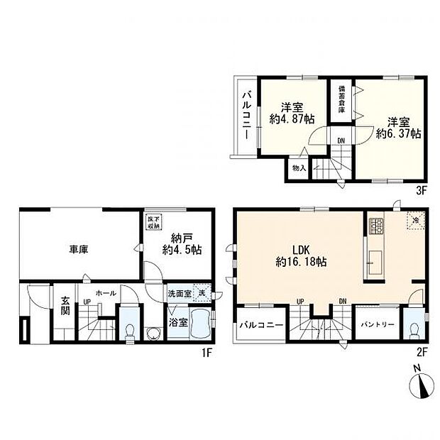 2SLDK+カーポート B号棟