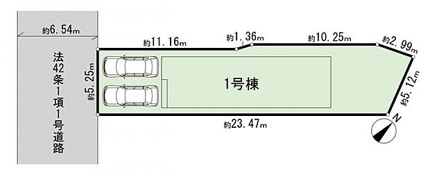 1号棟　 区画図