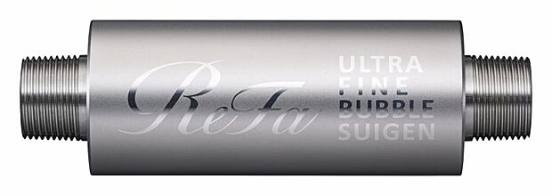 ReFaウルトラファインバブルスイゲン 水道管に設置するだけで家の全ての水を微細な泡「ファインバブル」に変え、肌のうるおいを保ち・家中清潔・節水につながります。