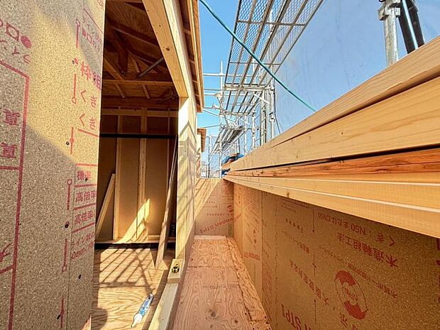 陽の光に照らされるバルコニーを、爽やかな涼風が吹き抜けていきます。(2026.2.23撮影)