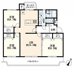 金沢八景クローバーハイツ Ｆ棟