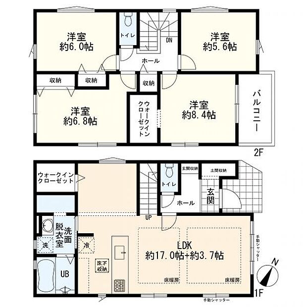 間取図　4LDK