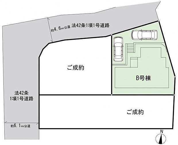 B号棟 区画図