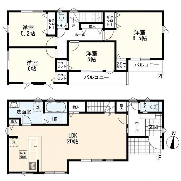 間取図　4LDK