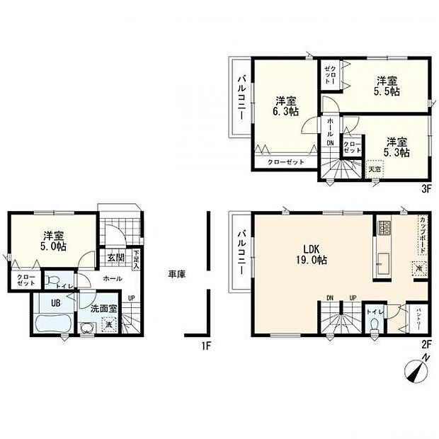 3号棟　4ＬＤＫ