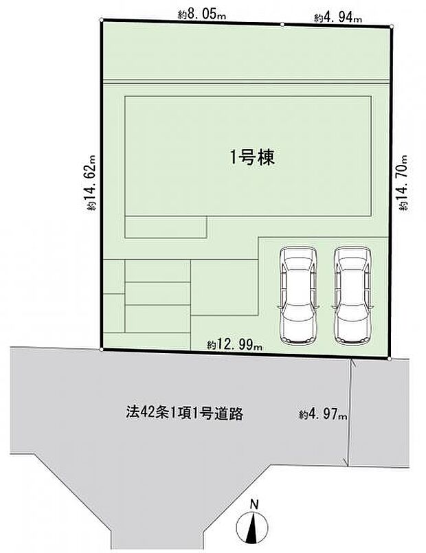 整形地で使い勝手の良い区画です。