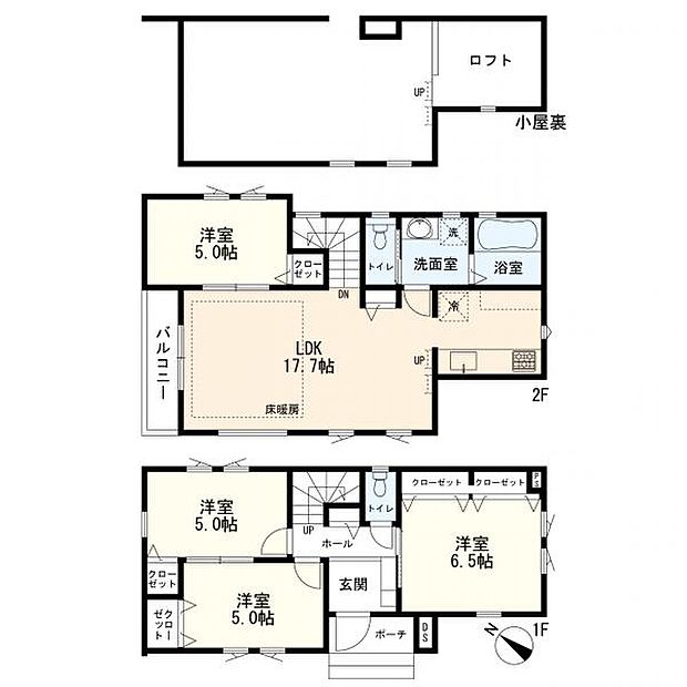 4号棟間取図（4ＬＤＫ）