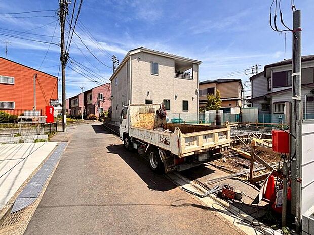 前面道路を含む現地写真（2026年6月撮影）
