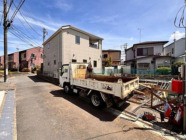 前面道路を含む現地写真（2026年6月撮影）