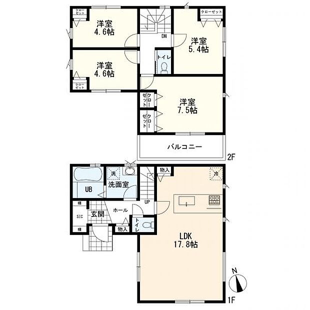 間取図 4LDK