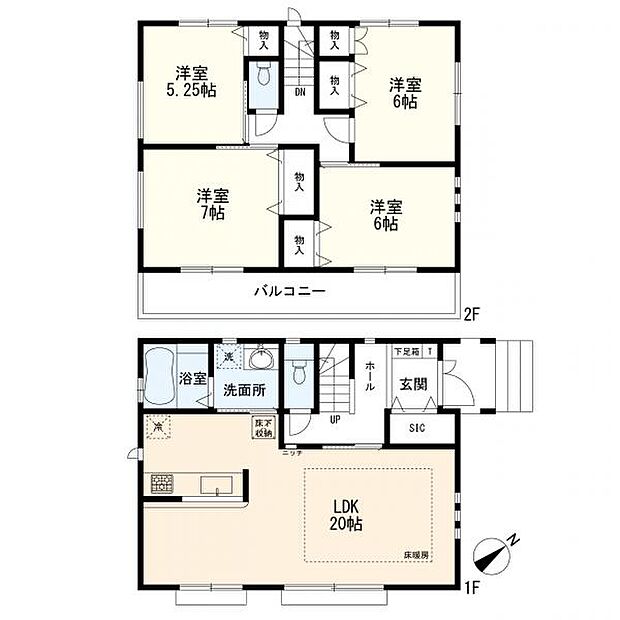 間取図 4LDK