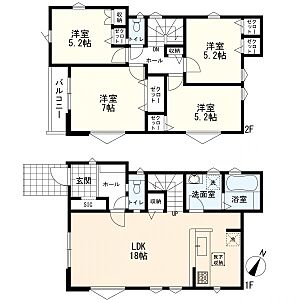 間取り:4LDK 間取り:4LDK
