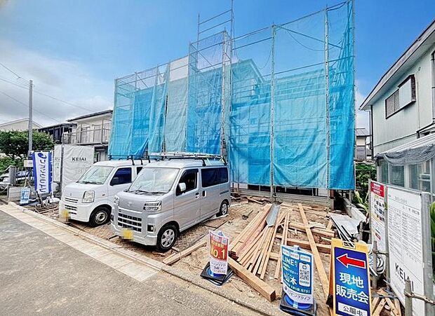 同工務店の完成見本を合わせてご見学頂くことで、完成形の姿をイメージ出来ます。（2026年7月撮影）