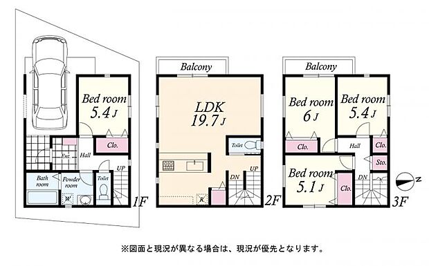 B号棟 3SLDK