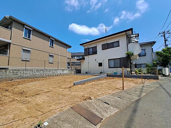 現地で広さのご体感ができます。図面と合わせてご説明しますので、お気軽にお問い合わせください（2026.5.15撮影）