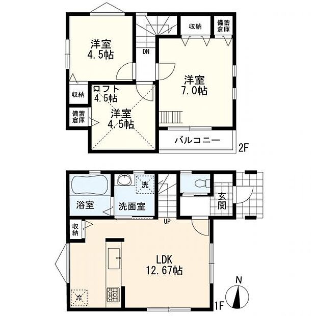 間取図 3LDK