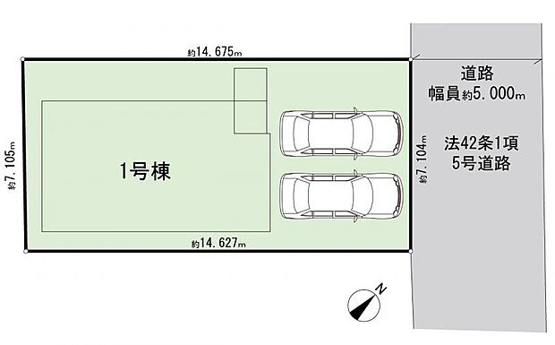 1号棟 区画図