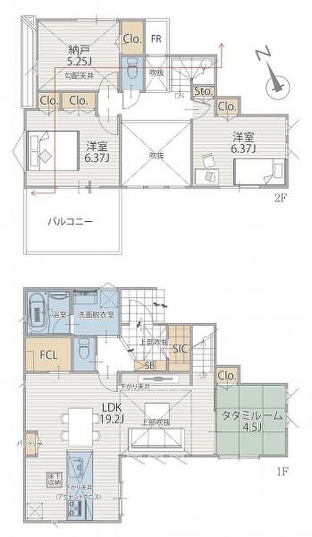 3SLDK+地下車庫 2号棟